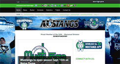 Desktop Screenshot of melfortmustangs.com